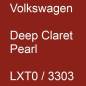 Preview: Volkswagen, Deep Claret Pearl, LXT0 / 3303.